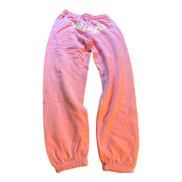 Sp5der OG Web Sweatpants Pink - Picture 1 of 4